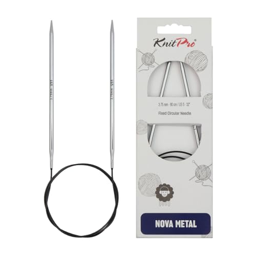 Rundstricknadel 3,75 mm 60 cm, Silber Rundstricknadel 3,75 mm 60 cm, Silber von KnitPro