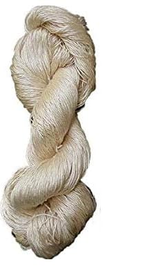 KnitSilk Ungefärbtes 15/3 Maharaja Seidengarn – exotische 100 % Maulbeerseide, ungefärbt, 100 g und ca. 800 m (ungefärbt) von Knitsilk