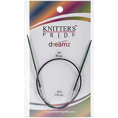 Knitter's Pride Dreamz Rundstricknadeln Nadeln 16 Zoll Größe 0/2 mm von Knitter's Pride