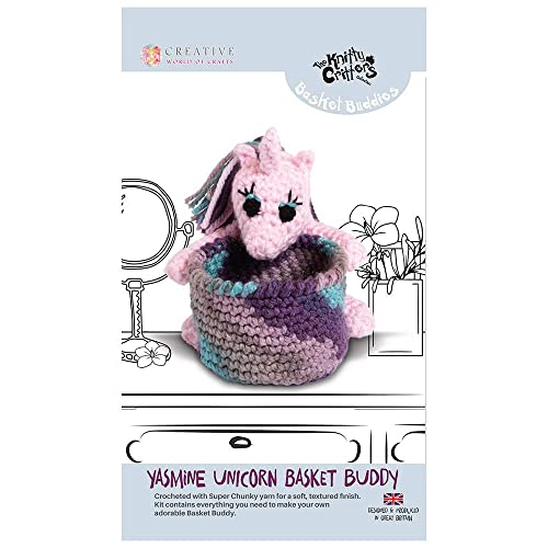Knitty Critters Basket Buddies Yasmine Unicorn Knitty Critters Basket Buddies Yasmine Unicorn von Knitty Critters