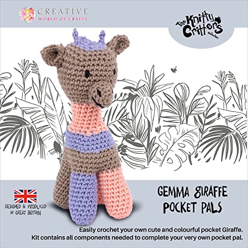 KNITTY CRITTERS KC623 Pocket Pals, Gemma Giraffe von Knitty Critters