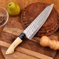 Kochmesser Damaststahl Klinge Full Tang Scharfe Kante Küchenmesser Jubiläumsgeschenk Geburtstagsgeschenke Firmengeschenke Geschenke Zum Arbeitstag von Knivish