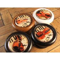 Geigen Design Möbel Knauf, Hartholz Ahorn, Musik Dekor Geigen Design Möbel Knauf, Hartholz Ahorn, Musik Dekor von KnobTreasures