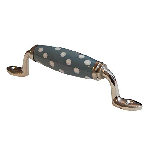 Dekorativer Möbelgriff Schubladengriff Keramik Schrankgriff Shabby Chic Küche (Knober HAN 09) von Knober
