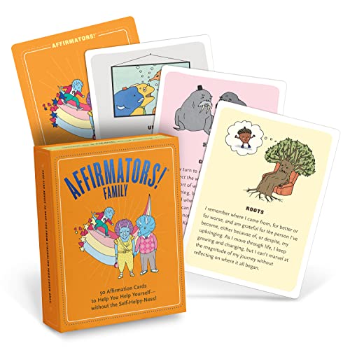 Affirmators! Family Deck: 50 Affirmation Cards on Kin of All Kinds - Without the Self-Helpy-Ness! von Knock Knock