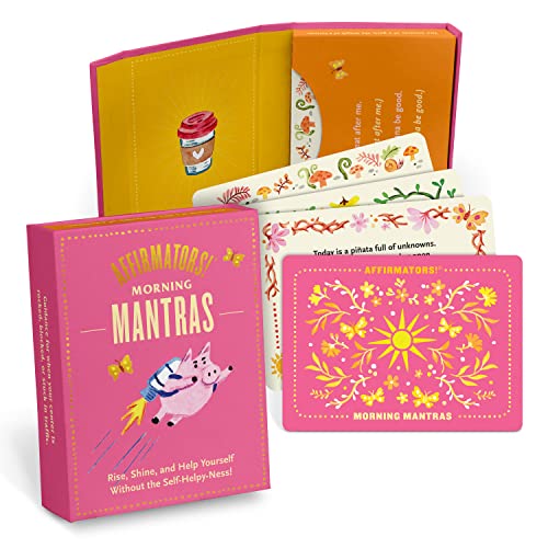 Affirmators! Mantras Morning, Tagesaffirmationskarten, Tageskarten und positive Affirmationen (30-Karten-Set) von Knock Knock