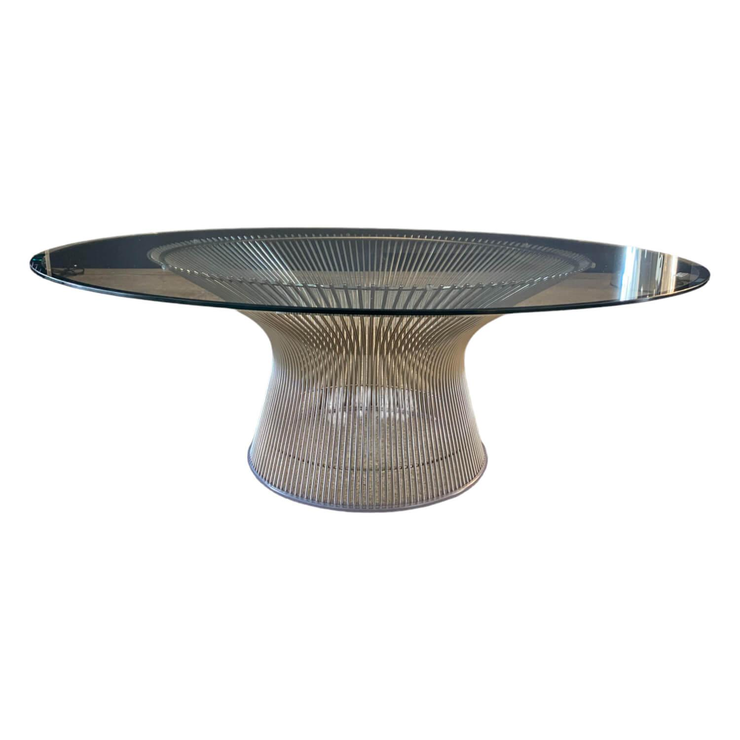 Couchtisch Coffee Table Platner Low Table Glaß Tabletop von Knoll International