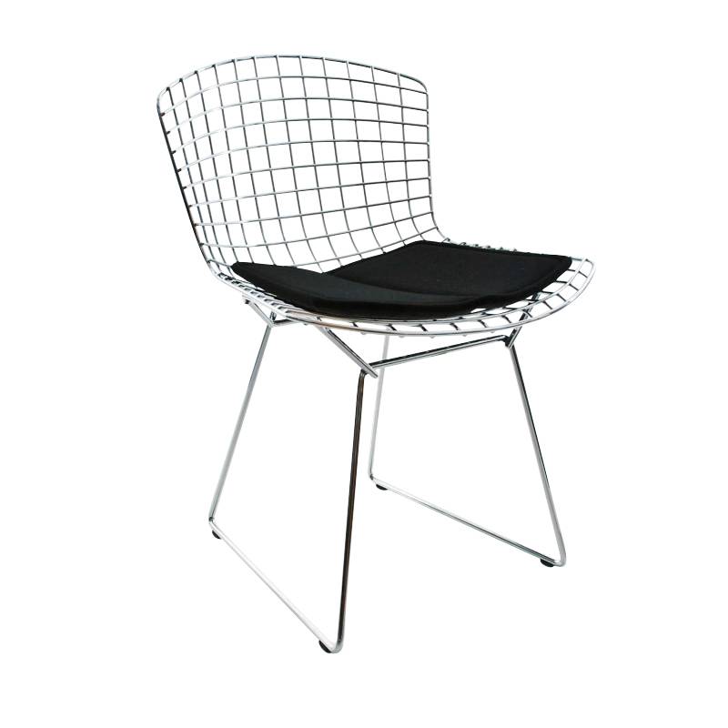 Knoll International - Bertoia Sitzkissen - schwarz/Tonus 128T von Knoll International