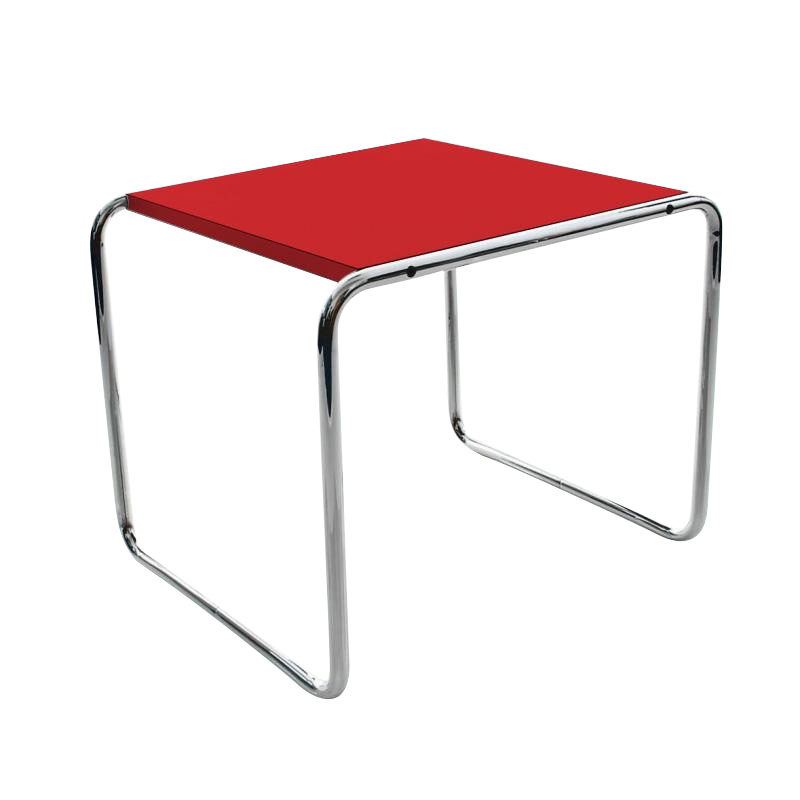 Knoll International - Laccio Couchtisch quadratisch - rot/BxHxT 55x48x45cm von Knoll International