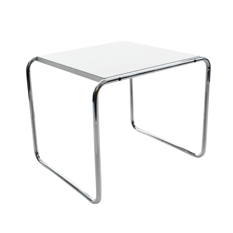 Knoll International - Laccio Couchtisch quadratisch - weiß/BxHxT 55x48x45cm von Knoll International