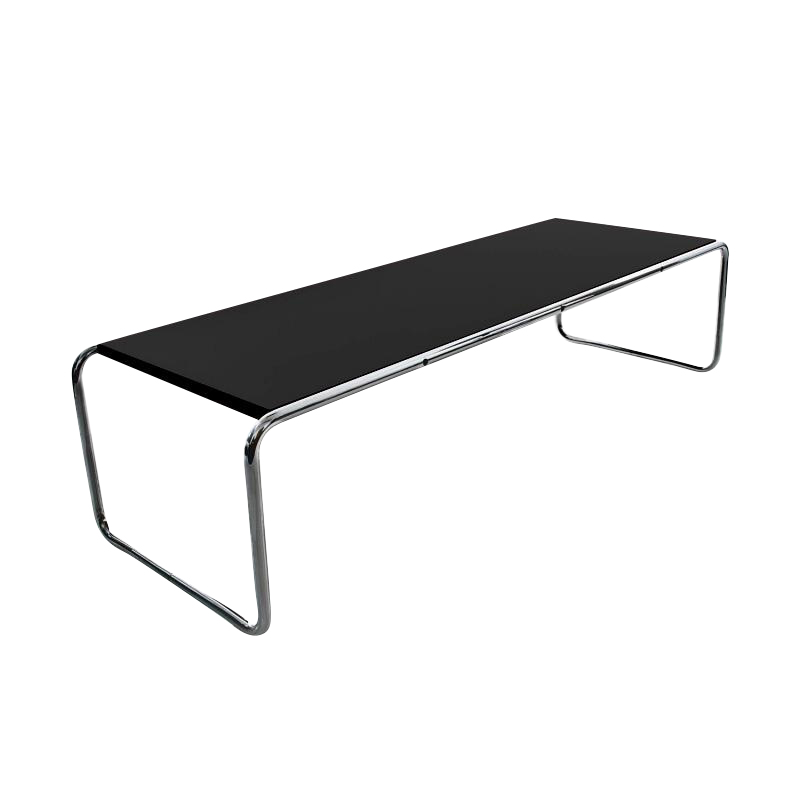 Knoll International - Laccio Couchtisch rechteckig - schwarz/BxHxT 136x34x48cm von Knoll International