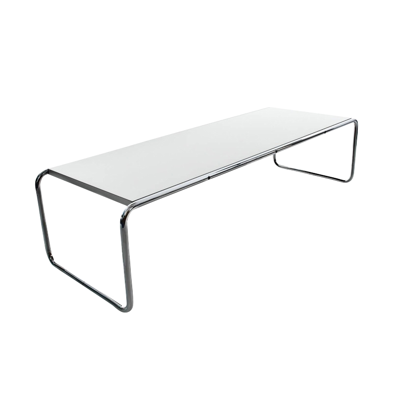 Knoll International - Laccio Couchtisch rechteckig - weiß/BxHxT 136x34x48cm von Knoll International