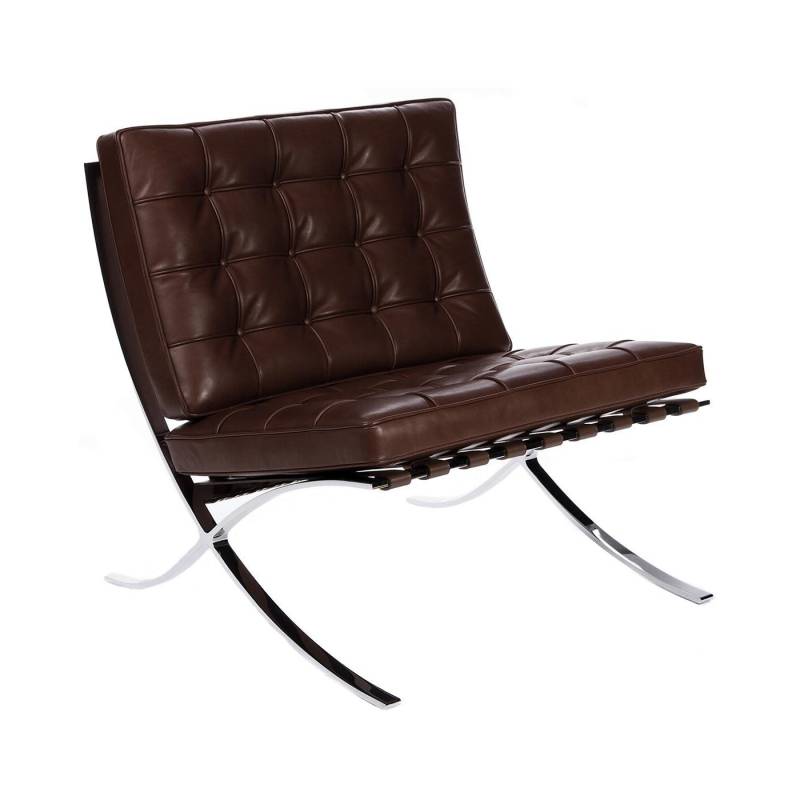 Knoll International - Barcelona® Relax Sessel - dunkelbraun/Leder Venezia von Knoll International