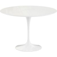 Knoll - Saarinen Outdoor Tisch, Ø 107 cm, weiß von Knoll International