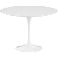 Knoll - Saarinen Tisch, Ø 91 cm, weiß von Knoll International