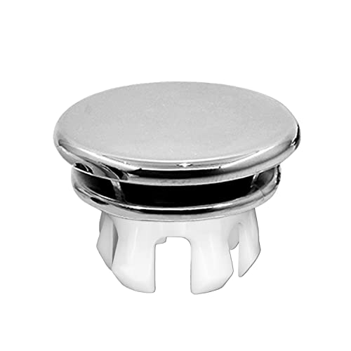Waschbecken Design Überlauf Abdeckung, Überlaufblende - KNOPPO® Set - 2 x Mirror (chrom) von Knoppo