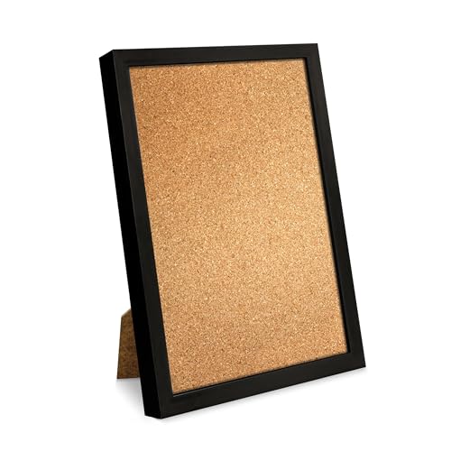 Pinnwand Korktafel Schwarz matt 21x30 cm für Büro, Schule und Zuhause von Knor