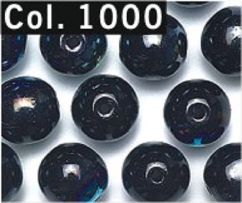 Gütermann Regenbogenperlen 6 mm Röhrchen mit 40 Stück Fb. 1000 schwarz Gütermann Regenbogenperlen 6 mm Röhrchen mit 40 Stück Fb. 1000 schwarz von Gütermann GmbH