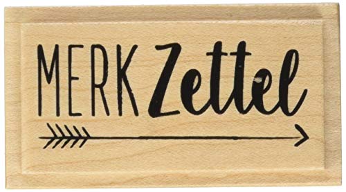 Knorr Prandell 211801321 Knorr prandell 211801321 Stempel aus Holz (Merkzettel) Motivgröße 5,3 x 2,1, Motiv: Merkzettel von Knorr Prandell