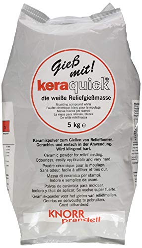 Knorr Prandell 212160005 keraquick Gießmasse 5 kg Weiß von Knorr Prandell