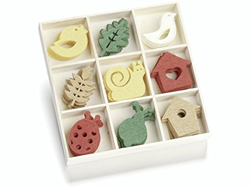 Knorr Prandell Filzbox Ornament SchneckeVogel 45er von BRUNNEN
