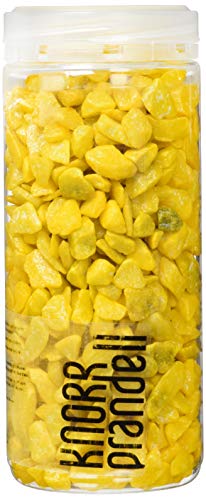 Knorr Prandell 218236203 Dekosteine 9-13 mm 500 ml, Farbe: Gelb von Knorr Prandell