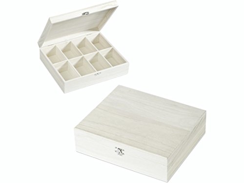 Knorr Prandell 218735424 Knorr prandell 218735424 Box 27,5 x 23,5 x 7,5 cm, mit Klappdeckel und Verschluss mit 8 Fächern von Knorr Prandell