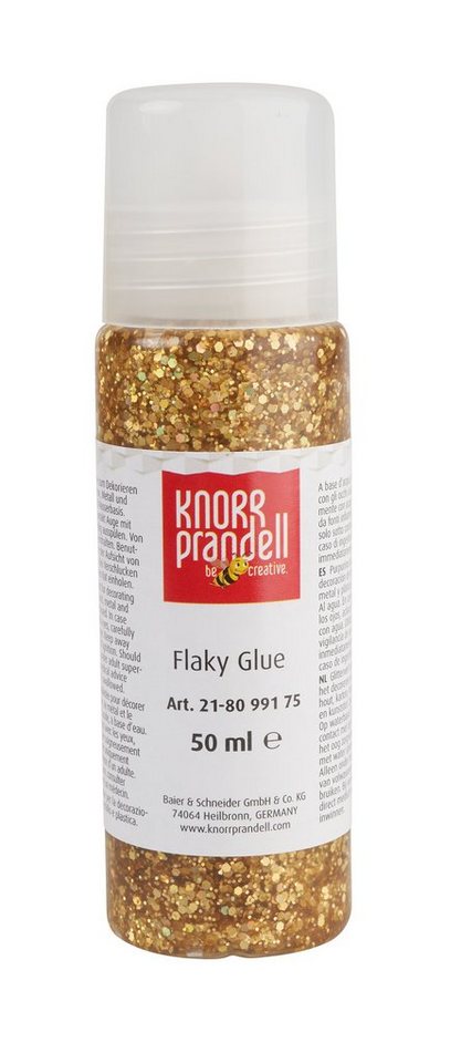 Knorr Prandell Bastelfarbe Glitzerfarbe Flaky Glue, 50 ml Knorr Prandell Bastelfarbe Glitzerfarbe Flaky Glue, 50 ml von Knorr Prandell