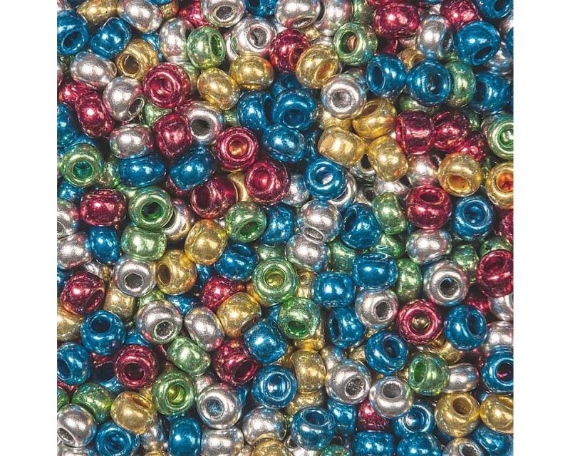 Knorr Prandell Bastelperlen 6X KNORR prandell 213105974 Bö.Roc.2,5mm metallic von Knorr Prandell