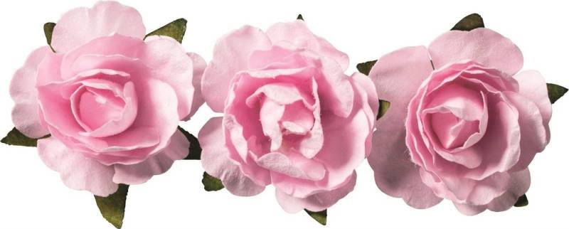 Knorr Prandell Bastelnaturmaterial 6XKNORR prandell 217611009 Papierblume rosa von Knorr Prandell