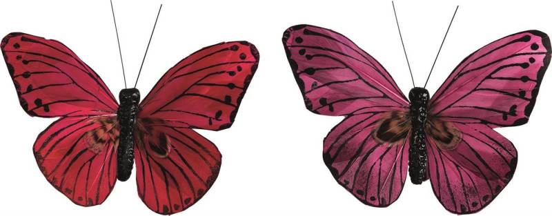 Knorr Prandell Hängedekoration 6XKNORR prandell 218030908 Schmetterling rt 9cm von Knorr Prandell