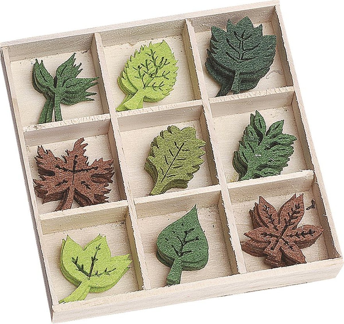 Knorr Prandell Papierdekoration Filzbox Ornament Blätter VE=45 Teile. Knorr Prandell Papierdekoration Filzbox Ornament Blätter VE=45 Teile. von Knorr Prandell