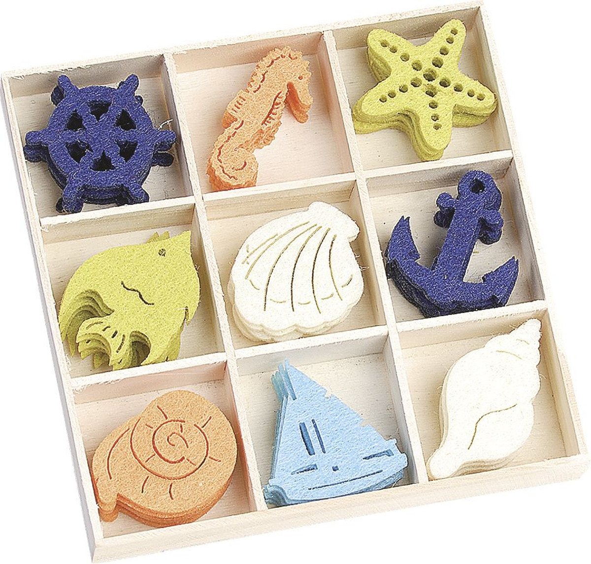 Knorr Prandell Papierdekoration Filzbox Ornament Ocean Paradise VE=45 Teile. Knorr Prandell Papierdekoration Filzbox Ornament Ocean Paradise VE=45 Teile. von Knorr Prandell