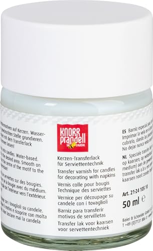 KnorrPrandell 2410510 Kerzen Transferlack, 50 ml KnorrPrandell 2410510 Kerzen Transferlack, 50 ml von Knorr Prandell