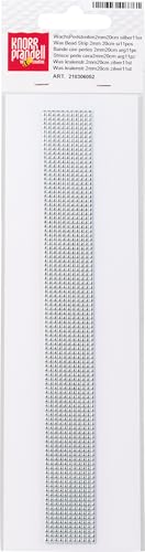 KnorrPrandell 8306052 Wachs - Perlstreifen, 2 mm/20 cm, Silber von Knorr Prandell
