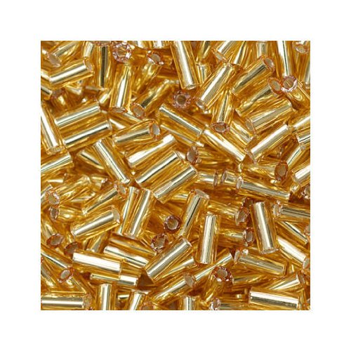 Knorr Prandell Böhmische Perlen Rocailles gold 5x2mm von Knorr Prandell