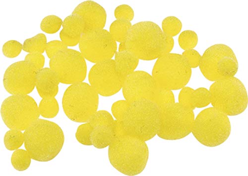 KnorrPrandell 2681037 Pompons, 8,14,20 mm Durchmesser, gelb von Knorr Prandell