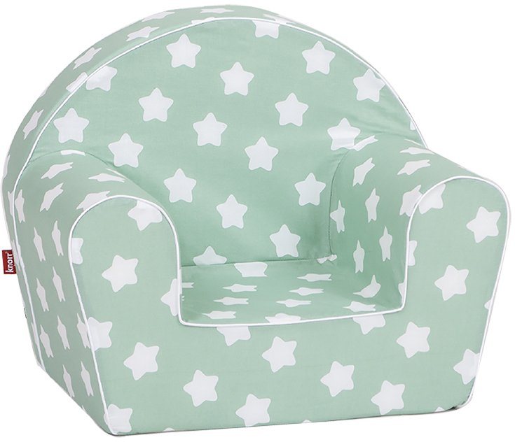 Knorrtoys® Sessel Green White Stars, für Kinder, Made in Europe von Knorrtoys®