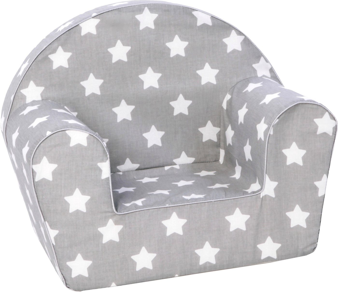 Knorrtoys® Sessel Grey White Stars, für Kinder, Made in Europe von Knorrtoys®