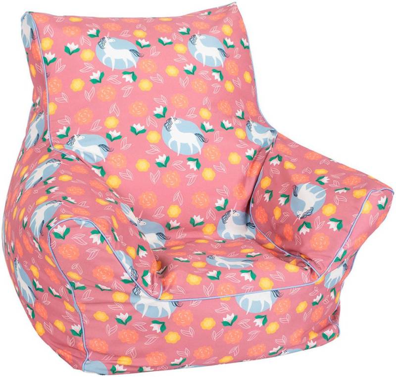 Knorrtoys® Sitzsack Einhorn pink, für Kinder, Made in Europe von Knorrtoys®