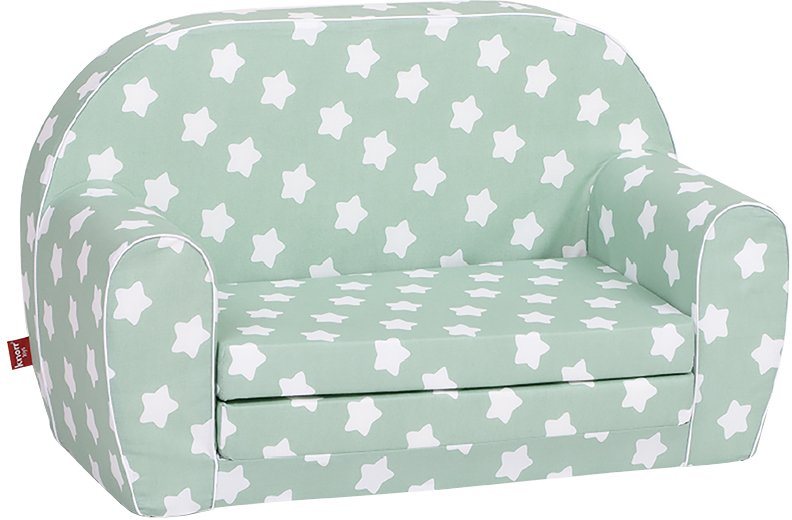 Knorrtoys® Sofa Green White Stars, für Kinder, Made in Europe von Knorrtoys®