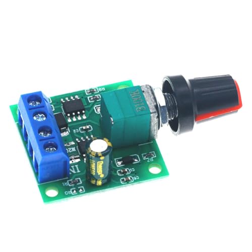 Knoruley DC 1.8V 3V 5V 6V 12V 2A PWM MotorSpeed Controller Niederspannungs-Motor-Drehzahlregler PWM 0～100% Einstellbares Treibermodul von Knoruley