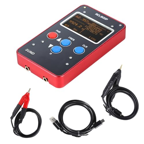 Knoruley Digital Bridge Handheld Kit RCL800P Mini Slim Precision Digital Widerstand Kapazität Induktivität Messgerät Messgerät von Knoruley
