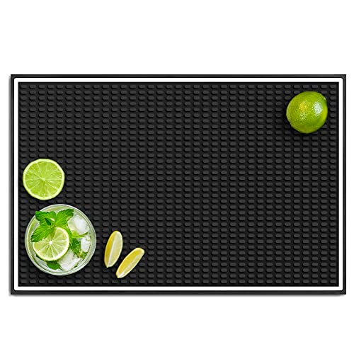 Bar Mat Spill Mat for Home Bar Decor for Home Durable Rubber 45 x 30 cm Small Large Home Bar Accessories Bar Gifts Bar Mats for Countertop von Knot and Style