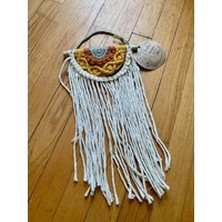 Mini Makramee Wandbehang - Halbmond von KnotUrMothersMacrame