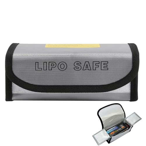 Lipo Batterie Bag, Lipo Batterie Tasche Feuerfest, Lipo Batterie Tasche, Lipo Batterie Safe Bag, Lipo Safe Bag Feuerfeste, Lipo Battery Fireproof Bag für Laden und Aufbewahren von Knowing