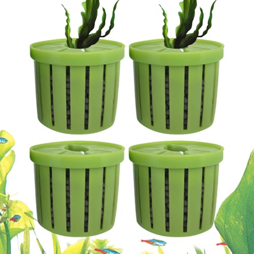 Aquarien Pflanzenbecher | 4er Set Aquarium Pothos Halter | Poröses Stabiles Kleines Pflanzkörbchen Für Landschaftsgestaltung Fensterbank Teichwand Garten Aquarien Pflanzenbecher | 4er Set Aquarium Pothos Halter | Poröses Stabiles Kleines Pflanzkörbchen Für Landschaftsgestaltung Fensterbank Teichwand Garten von Knowlife