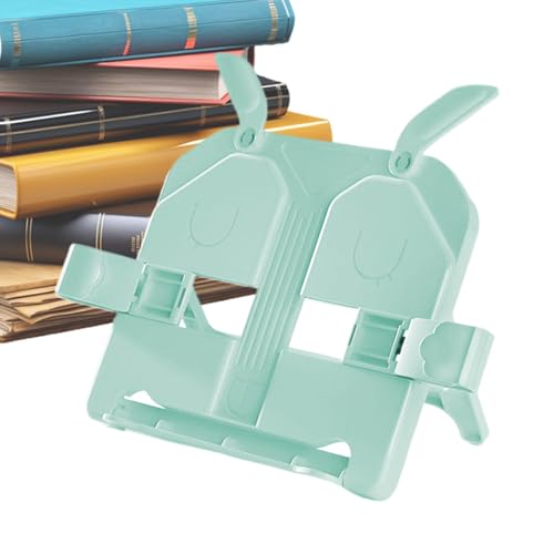Bücherständer Zum Lesen, Tragbarer Buchständer, Klappbar Verstellbar Mit Klemmfunktion Augenschonend Platzsparend Als Ablage Für Reise Unterricht Büro Küche Wohnzimmer Schlafzimmer von Knowlife