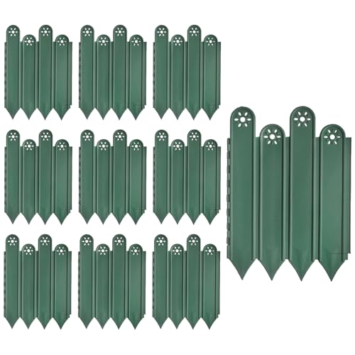 Gartenumrandungen Und Kantenschutz | Flexibles Rasenkantenset - Barriere Dekorativer Schutz Für Beete Rasen Garten Terrasse von Knowlife