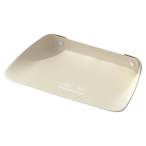 Hundefressnapf Matte - wasserdichte Futternapf Unterlage Für Hunde Welpen - Halb Umrandeter Rutschfester Fressplatz Küche Flur 60x50cm von Knowlife